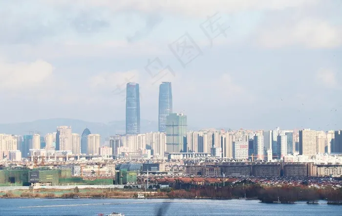 双塔图片