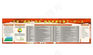 党 脱贫 展板 cdr图片