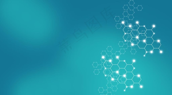 医疗科技分子图片