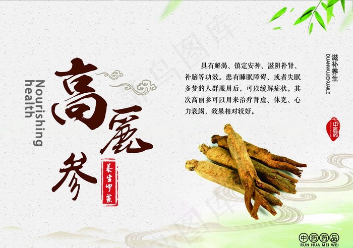 草药海报图片