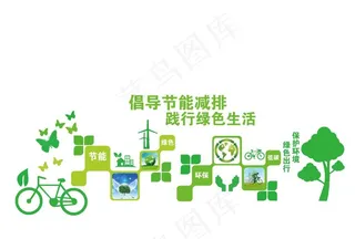 环保文化墙图片
