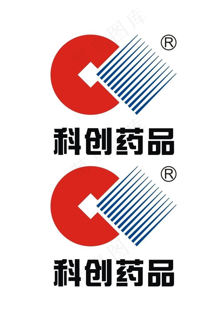 科创药品logo图片cdr矢量模版下载