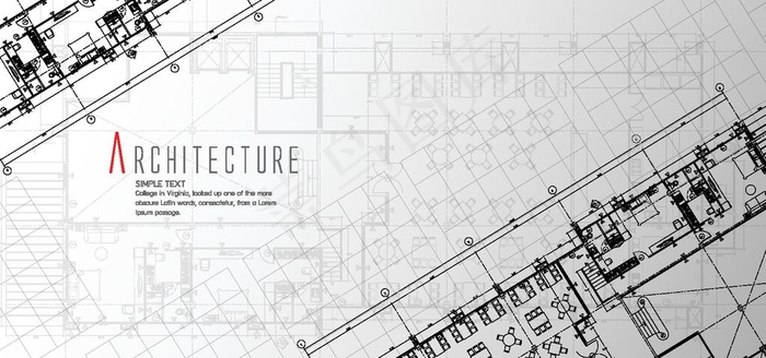 建筑线稿背景设计图片eps,ai矢量模版下载