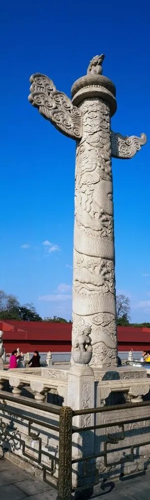 故宫华表图片