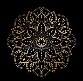 曼陀罗图案图片
