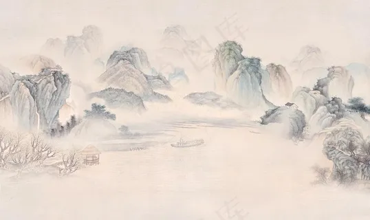 中式山水图片