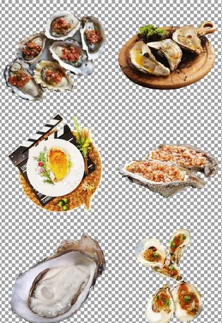 美食烧烤生蚝图片