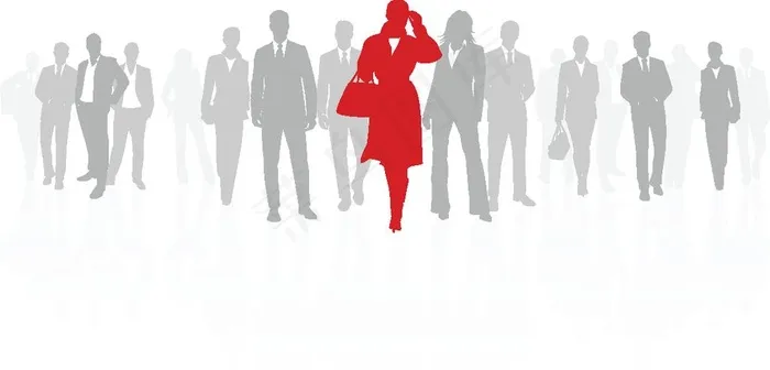 人物剪影图片eps,ai矢量模版下载