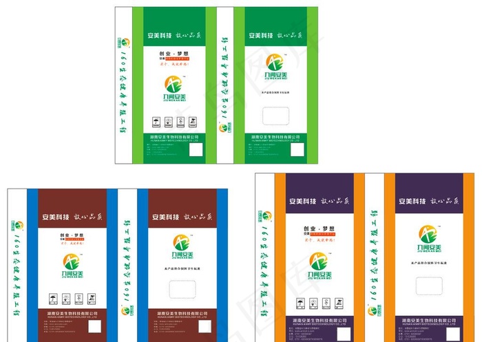 饲料袋图片cdr矢量模版下载