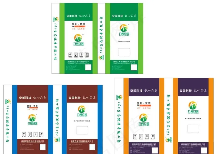 饲料袋图片cdr矢量模版下载
