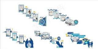 楼道传统文化墙图片