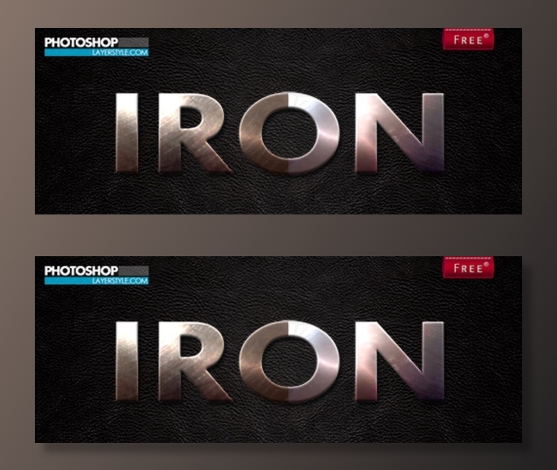 金属质感立体字样机图片