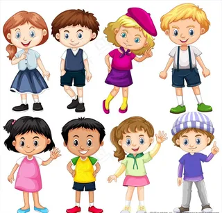 卡通学生插画图片