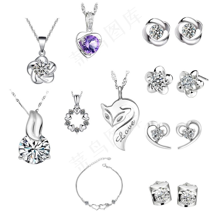 饰品项链耳丁素材抠图图片