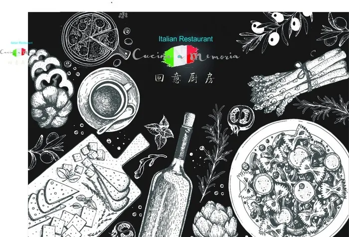 西餐图片cdr矢量模版下载