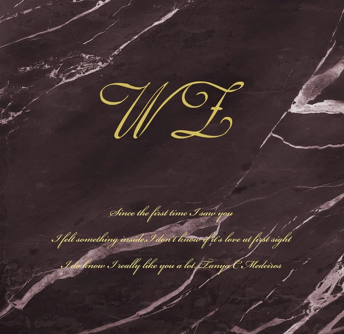 巧克力大理石纹婚礼背景图片