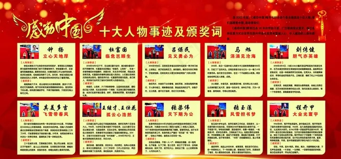 感动中国2018年度人物图片(9072X4536(DPI:96))psd模版下载