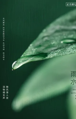 雨水图片