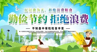 勤俭节约 拒绝浪费图片