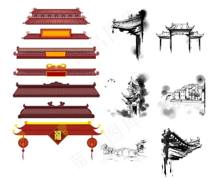 房檐图片(2362X2085(DPI:300))psd模版下载