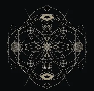 创意几何背景花纹图片