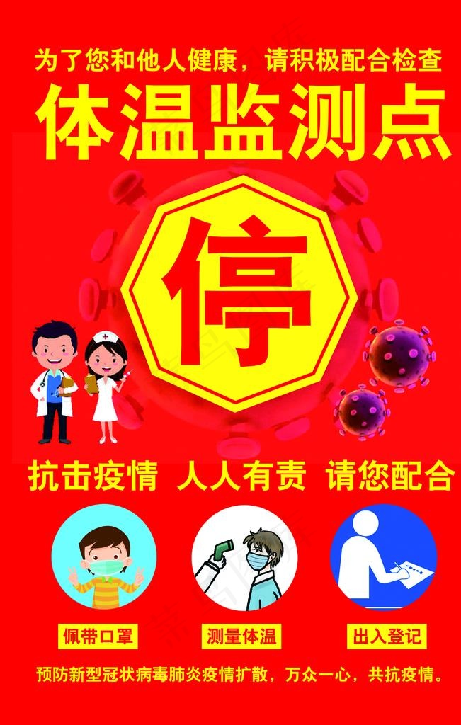 体温检测点图片