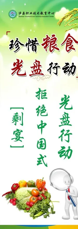 珍惜粮食 光盘海报 光盘展架图片