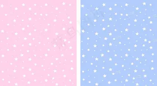 星星 小清新 背景 矢量图片