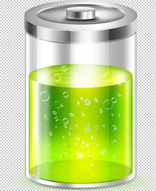 环保能源电池绿色合成海报素材图片