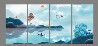 新中式挂屏图片