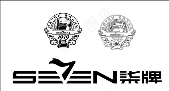 柒牌logo图片