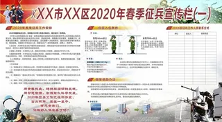 征兵展板 征兵宣传栏图片