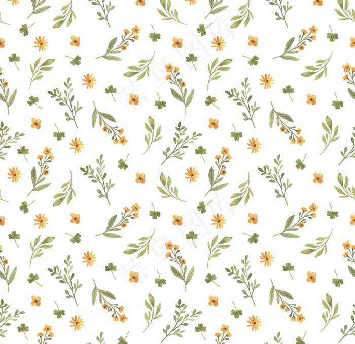 无缝花纹 碎花图片