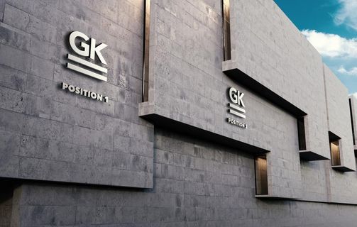 高端3D墙面 LOGO建筑样机图片