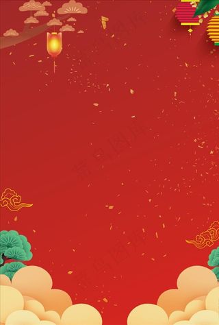 红色背景节日背景图片