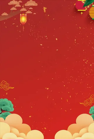 红色背景节日背景图片