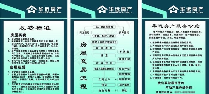 华远房产图片cdr矢量模版下载