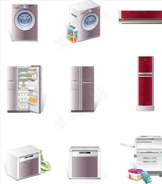 矢量家电图片