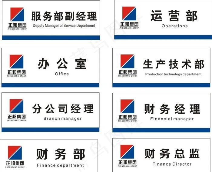 正邦标识牌设计 文字可编辑矢量图片cdr矢量模版下载