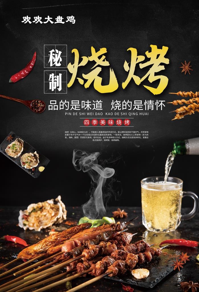 烧烤图片(2953X4134(DPI:150))psd模版下载
