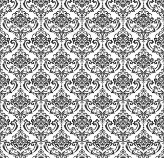 无缝四方花纹连续图案背景图片