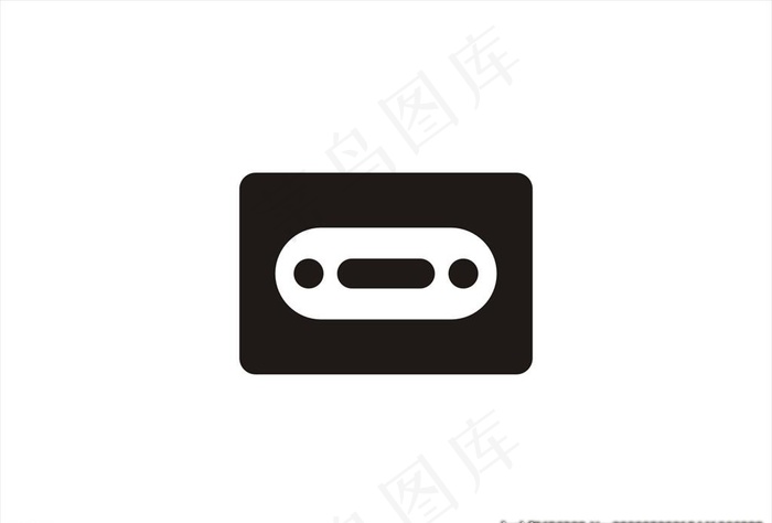 怀旧磁带图标图片cdr矢量模版下载