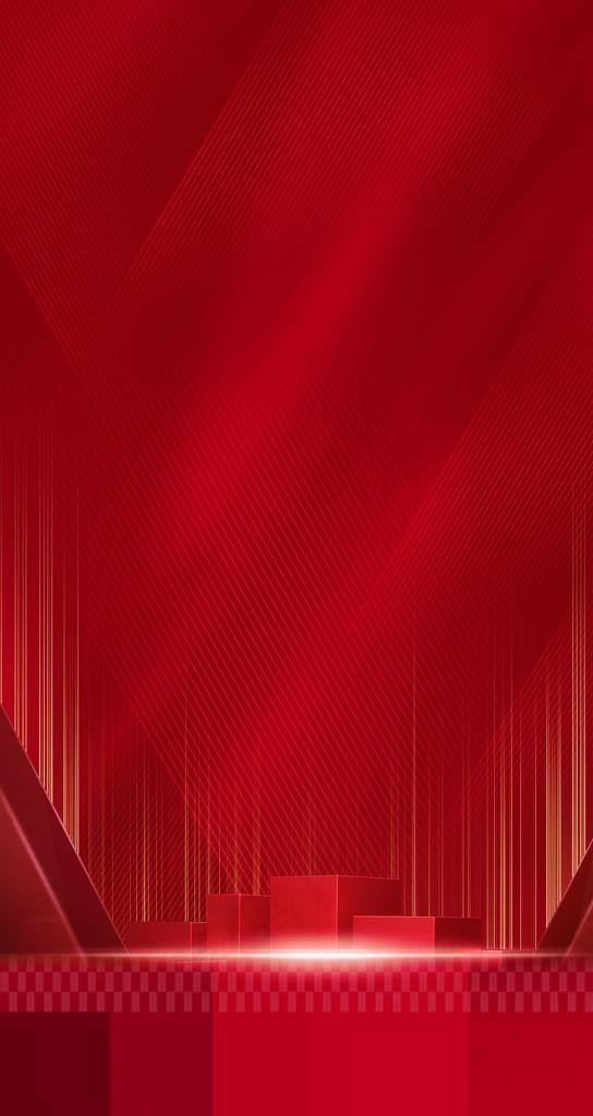 地产红色背景图片