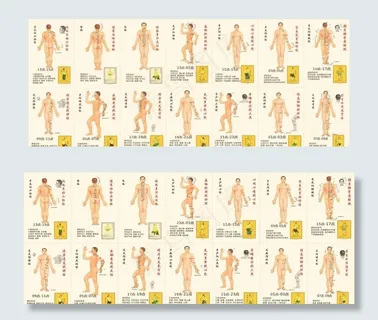 人体经络图图片