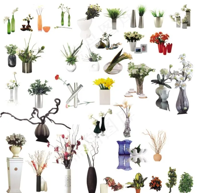 绿植摆件图片(7087X7087(DPI:600))psd模版下载