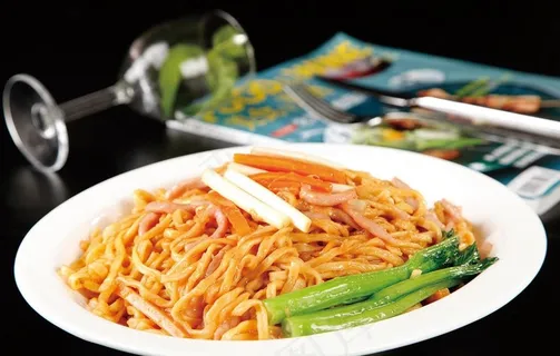 干烧长寿伊面图片