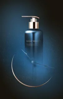 高端美容补水护肤化妆品艺术海报图片