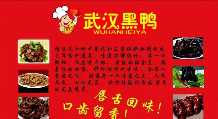 武汉黑鸭图片cdr矢量模版下载