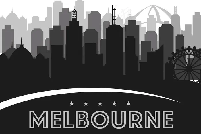 城市剪影图片ai矢量模版下载