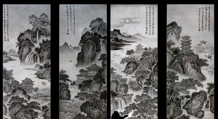 影雕图片
